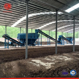 Operação do estábulo do de alta capacidade do equipamento de produção do adubo orgânico do adubo
