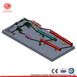 Planta de produção do adubo do de alta capacidade NPK, linha de produção do adubo orgânico
